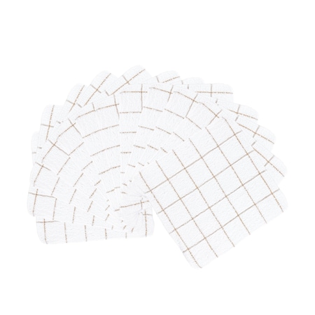 Monarch Brands Cooks Linen Dishcloths, 12in x 12in , Tan, 144PK DISH-TAN-CS